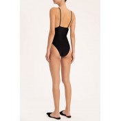 Bow Low Cut Swimsuit