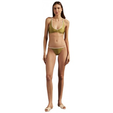 Solid AD Strap Pistachio Bikini