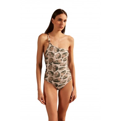 Unique one shoulder swimsuit