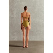 Women's light green bikini